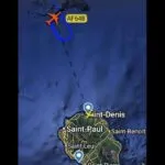 Le vol Air France 648 serait dérouté vers l’île Maurice en raison des conditions météorologiques (VIDEO)